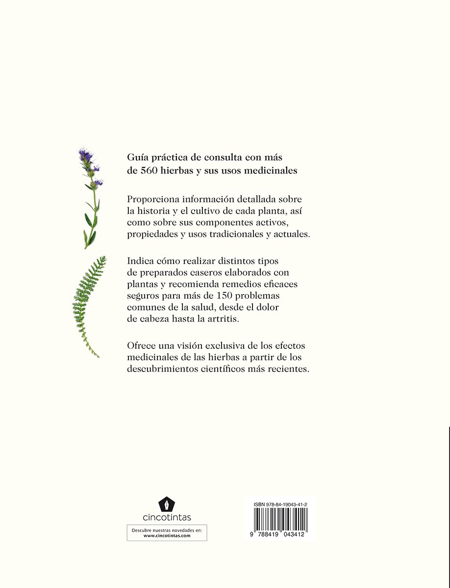 Enciclopedia de plantas medicinales: 560 hierbas y remedios para dolencias comunes
