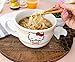 Toynk Sanrio Hello Kitty x Nissin Cup Noodles 24-Ounce Ceramic Soup Mug | Bowl For Ice Cream, Cereal, Oatmeal | Large Coffee Cup For Espresso, Caffeine, Beverage | Cute Home & Kitchen Essentials