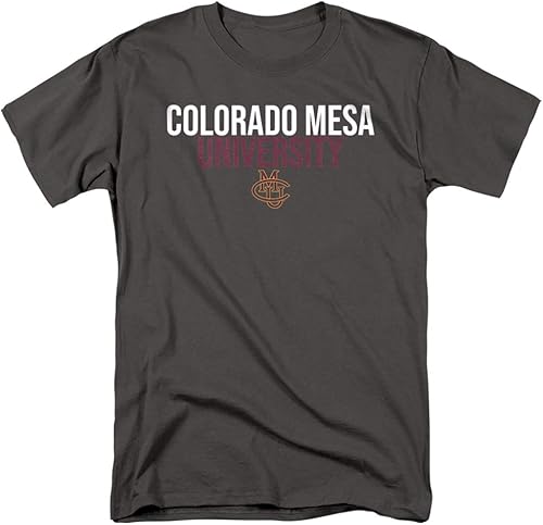 Colorado Mesa University Camiseta unisex para adultos apilada oficial