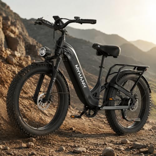 MEELOD 24" Fat Tire Electric Bike 48V 18Ah Adult Ebike