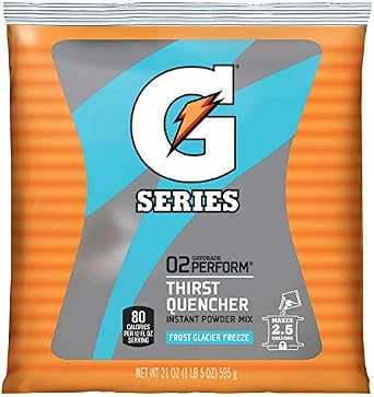 Gatorade 33677 nstant Powder Packet, 21 oz, Blue, Standard (Pack of 32)