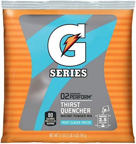 Gatorade 33677 nstant Powder Packet, 21 oz, Blue, Standard (Pack of 32)