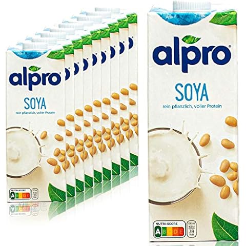 Alpro - 10er Pack Sojadrink Original 1 Liter - Soja Soya Drink 100 % pflanzlich Cover
