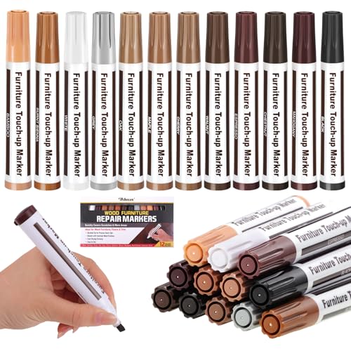 Thboxes Furniture Repair Kit Wood Markers, 12 Count Furniture Markers