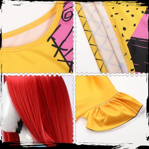 Disfraz Sally para niñas con accesorios cosplay miniatura 4