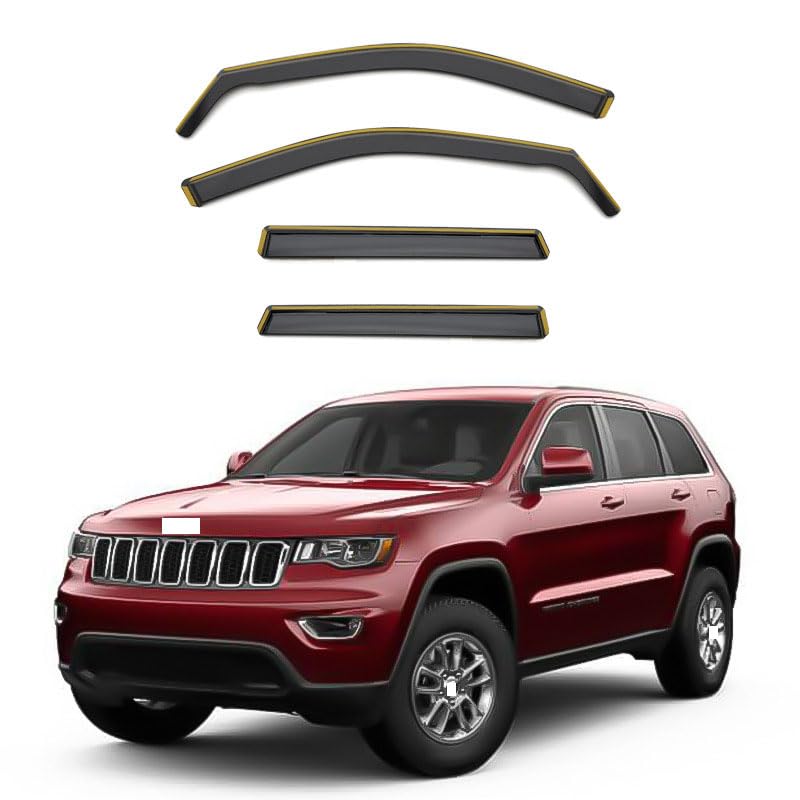Déflecteurs de vent haut de gamme Jeep Grand Cherokee WK2 version intégrée aérodynamique