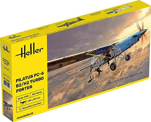Heller 1:48 - Pilatus PC-6 B2/H2 Turbo Porter, Unpainted, 1:48 scala