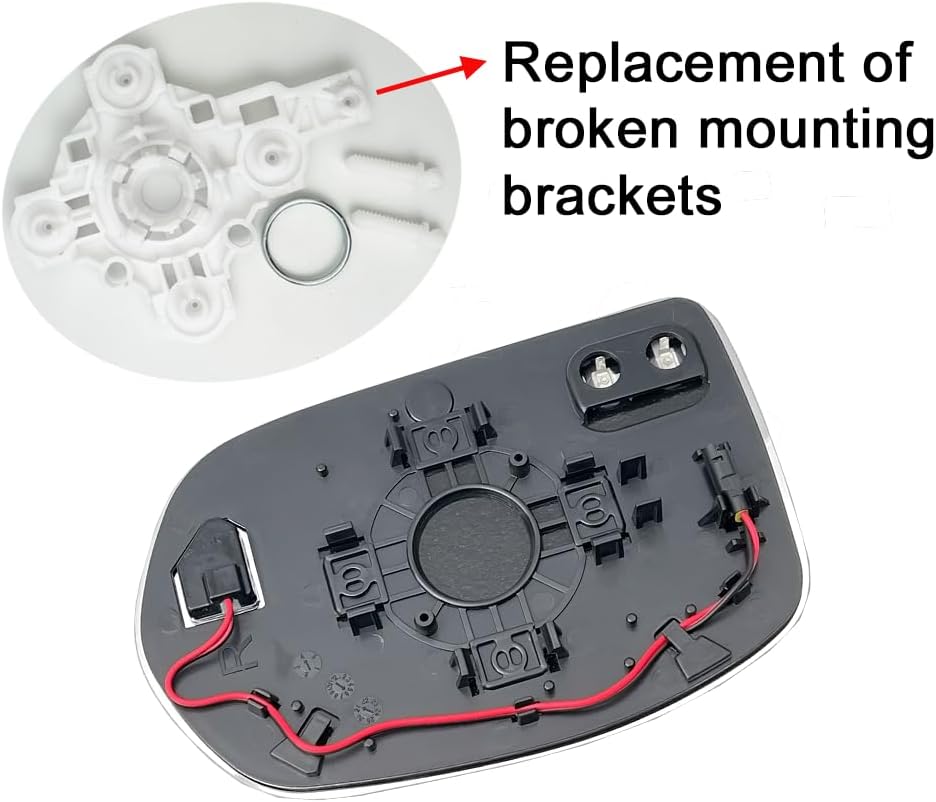 For Honda CRV 2017 2018 2019 2020 2021 2022 Passenger Side Mirror,Right Side Mirror Glass | Heated | w/Backing Plate | w/Blind Spot Detection System | w/Mounting Bracket