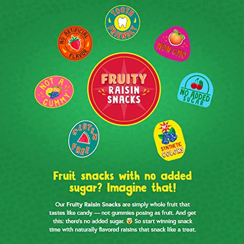 Image of Sun-Maid Sour Mixed Berry Fruity Raisin Snacks - (200 Pack) 1.33 oz Pouches - Sour Mixed Berry Raisins - Dried Fruit Snack for Lunches and Snacks