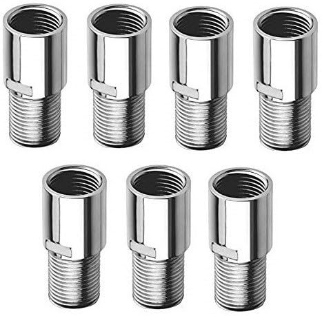 Clinton Brass 1.5 INCH" Extension Nipple for Pipe Fittings (Pack of-7) Stop Cock Faucet (Wall Mount Installation Type) A-MAP_1.5INCH Brass Extension Nipple_7