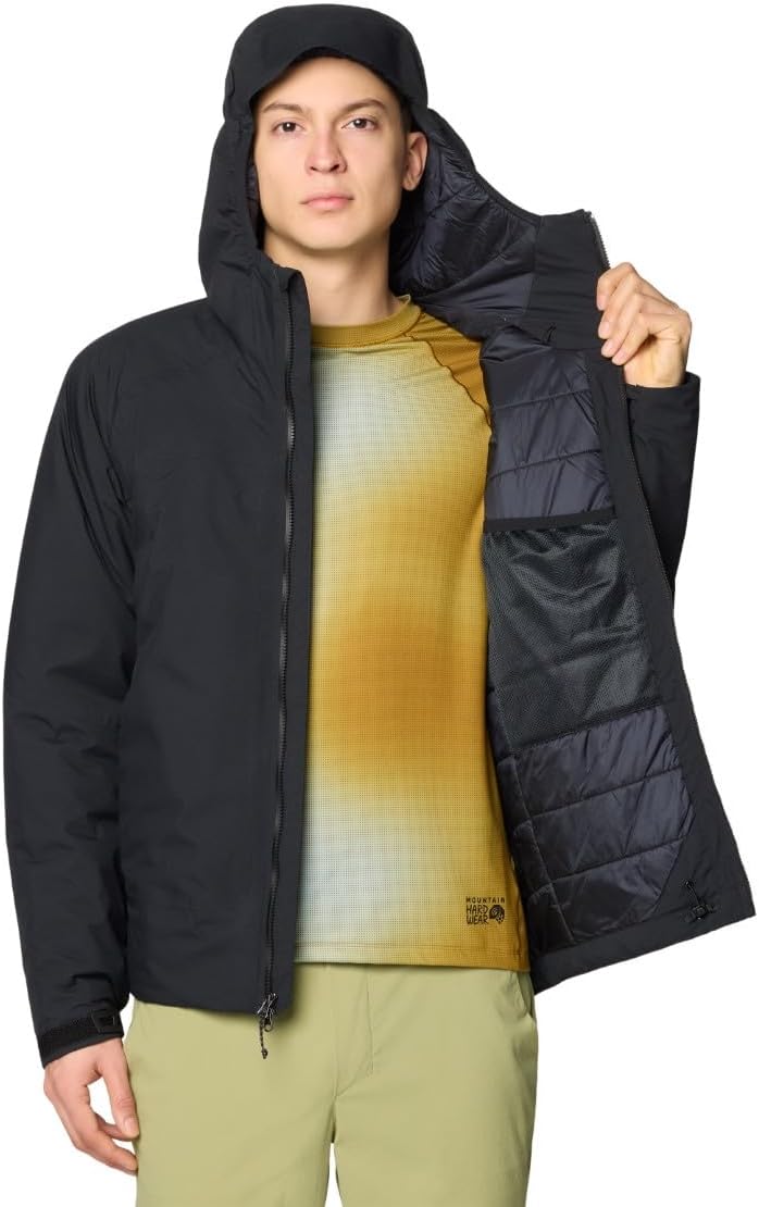 Mountain Hardwear Men's Stretch Ozonic Insulated Jacket, Black, Large - Image 6