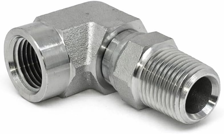 AF 5702-04-04 - #4 Male Pipe Swivel (.540''-18 Threads) X #4 Female Pipe (.540''-18 Threads)