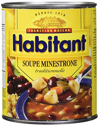 Habitant Traditional Minestrone Soup, 796ml - Imported from Canada - Thumbnail 2
