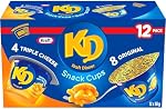 Kraft Dinner Macaroni original et trois fromages & Pack de variétés de snacks au fromage, 58g (Boîte de 12)