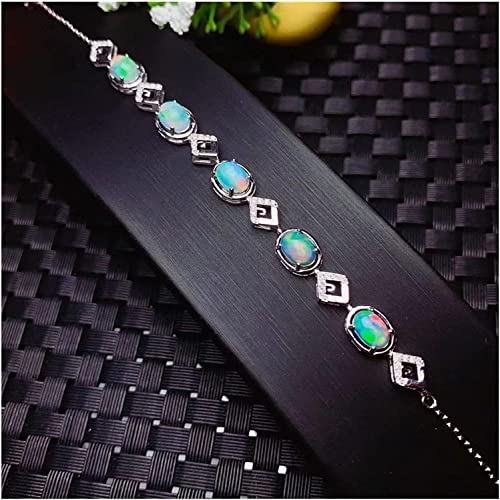 Bracelet en opale et argent 925 parfait pour sublimer vos fiançailles au quotidien