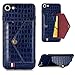 Produktbild DHXX Artikel for iPhone SE 2020 Fall, Durable PU-Leder Schutz Back Flip-Fall-Abdeckung mit Kartensteckplatz und Bilderrahmen for iPhone SE 2020 (SE2) (Color : Blue)
