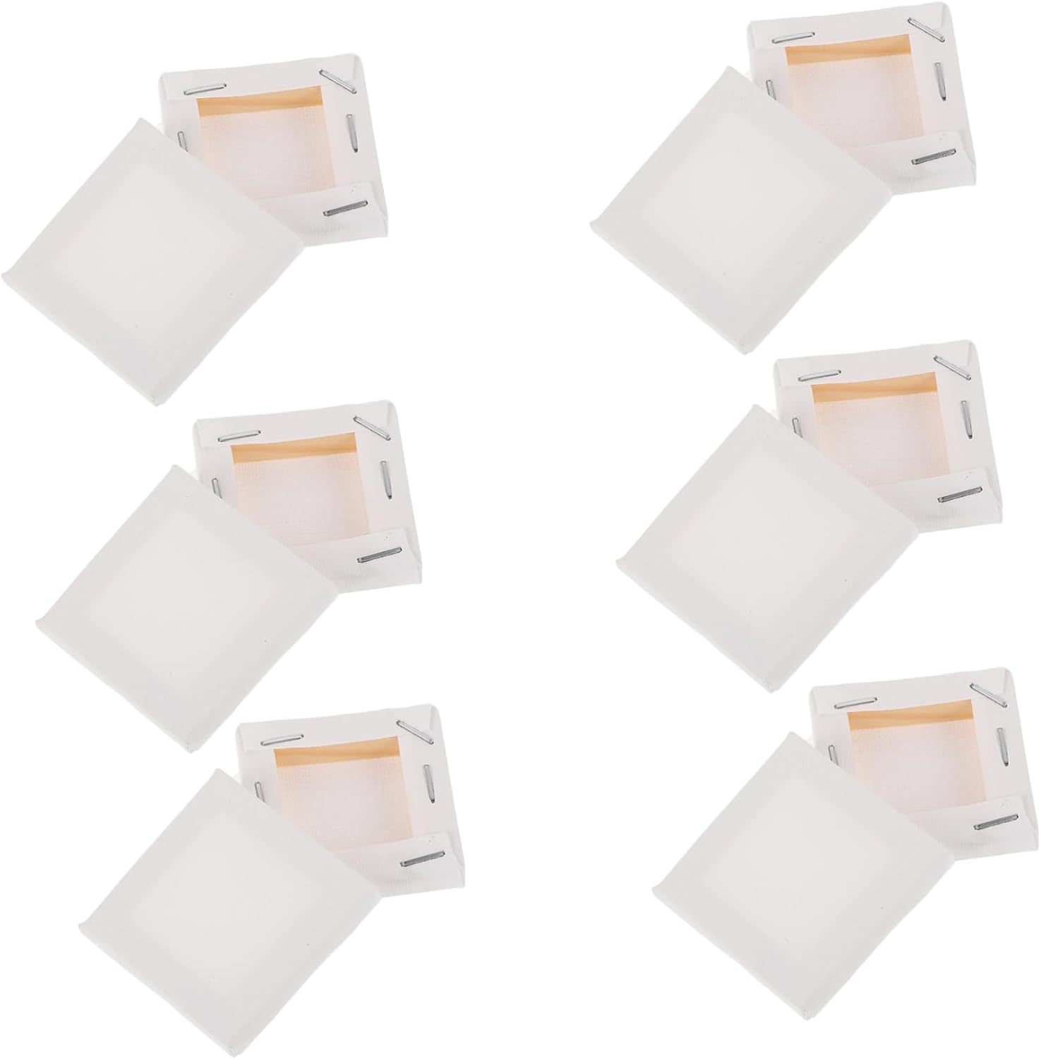 12Pcs Blank Canvas Frames Portable Oil Painting Supply for DIY Crafts for Watercolor Tempera for Artists Beginners