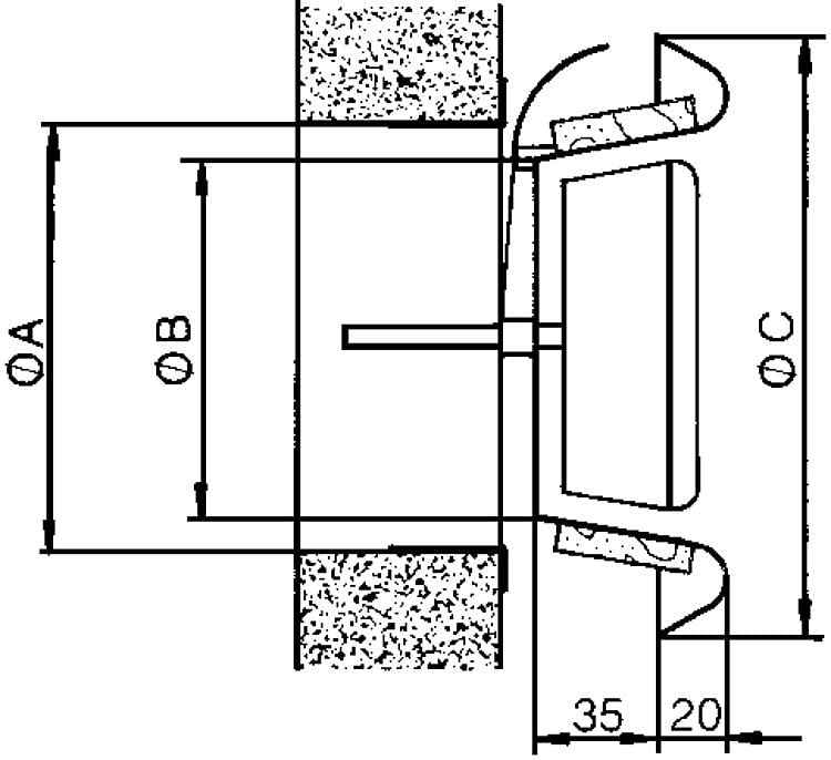Helios Ventilateurs KTVA 100 Valve à disque