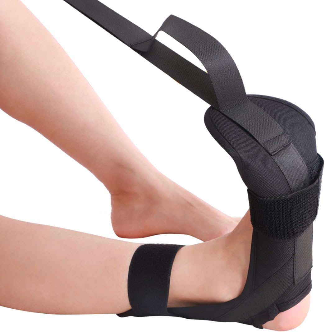 Laway Leg Stretching Strap,Ankle Ligament Stretcher Belt,Elastic Exercise Bands,Leg Stretching Strap,for Plantar Fasciitis,Heel Spurs,Foot Drop,Achilles Tendonitis