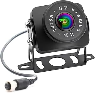 リアカメラ バストラック車両監視 CCD HD ナイトビジョン車監視カメラ 1920*1080P AHD バックアップカメラ 9V-36V バックカメラ(4PIN Plug)