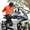 BYKR Motorcycle Hoodie for Men & Women Biker Motorcycle Jackets Breathable Motorbike Riding Sweatshirt All Weather CE Armored (OR,2XL) #1