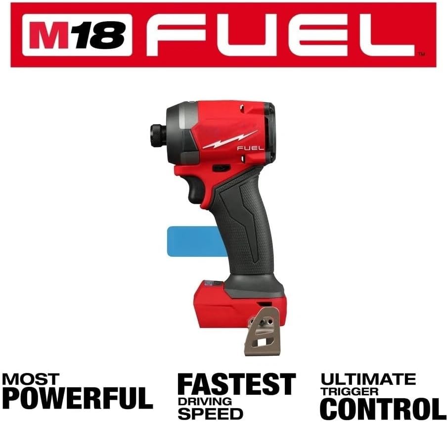 2957-20 Power Impact Drivers Fits Milwaukee 2957-20 M18 FUEL Impact Driver, 1/4" Hex Chuck, Cordless, High Power, Professional Fastening Tool