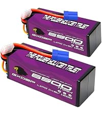 Batteria LiPo 3S 11.1V 7200mAh 80C Custodia Rigida Spina EC5 Auto RC Aereo Elicottero Barca Buggy Truck 1/8 1/10 Alte Prestazioni Potente Affidabile Gare Racing Modellismo 1 Pezzo