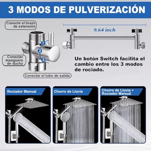 Reviews y listado de Regadera para baño alta presion los más recomendados. 24 Imagen adicional