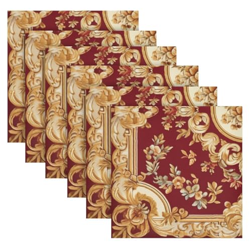 Servilletas de Tela Boho Mandala India Multicolor Pack 6 miniatura 2