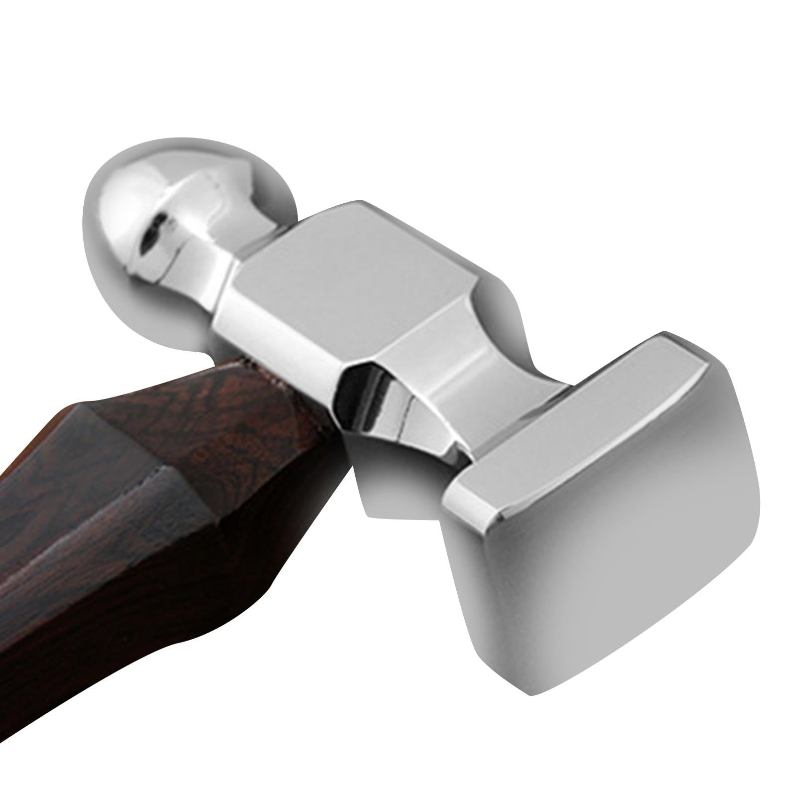 Martillo para Trabajar, Herramienta para Trabajos en Cuero, Mazo para Tallar, Martillo con Mango de Acero Inoxidable Y Madera para Proyectos, Estilo B