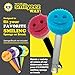The Original Smiling Handle with Soap Dispensing for Scrub Daddy (Reg. TM) Sponge and Scrub Moji Sponge (White)