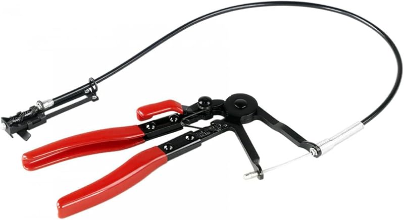 OTC 4525 Cable-Type Flexible Hose Clamp Pliers | Access Flat-Type Hose Clamps Located in Hard-to-Reach Areas; Features Locking Mechanism to Hold Clamp Open and 24" Long Cable