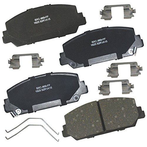 Image of Bendix Premium SBC1625 Ceramic Front Brake Pads for Acura ILX 2022-2016, RDX 2018-2013, RLX 2020-2014, Honda Accord 2017-2016, Civic 2020-2017