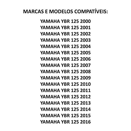 BUXI Amortecedor Cromado Buxi/Gp7 (Par) C/Reg. Ybr 125.