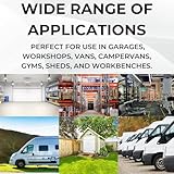 Coin Rubber Floor Matting Roll | Commercial Grade Non-Slip | Garage, Workshop & Van Matting | 3mm Thick | 1m Wide | Cut to Size Up to 15m | Black (1m x 2m) - Image 4