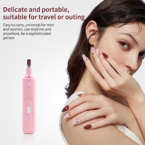 Gogoing® Nail Drill Cordless Electric Machine 8 In 1 Set, Portable Electric Rechargeable Nail Drill Kit,For Acrylic Gel Nails, Dual Direction Rotation & 8 Attachments, Pink #TOP6