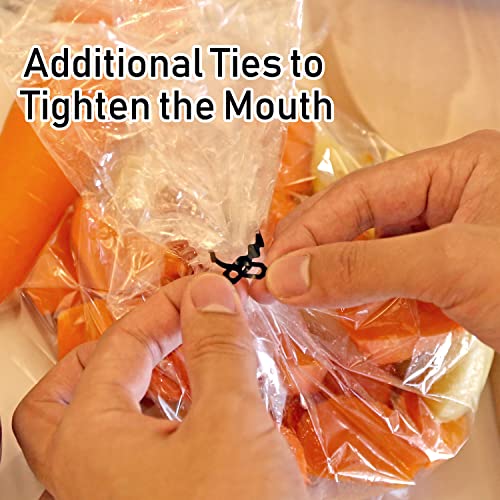 WRAPOK Oven Cooking Turkey Bags Small Size Ribs Baking Roasting Bags No Mess For Chicken Meat Ham Poultry Fish Seafood Vegetable on Thanksgiving - 8 Bags (10 x 15 Inch)