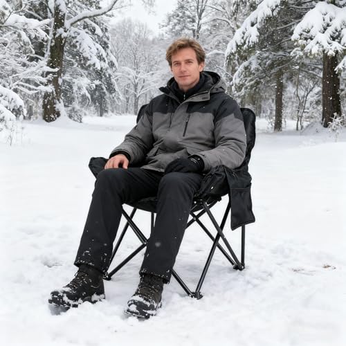 Chaise chaude extra large pliable et transportable pour expédition outdoor - 3