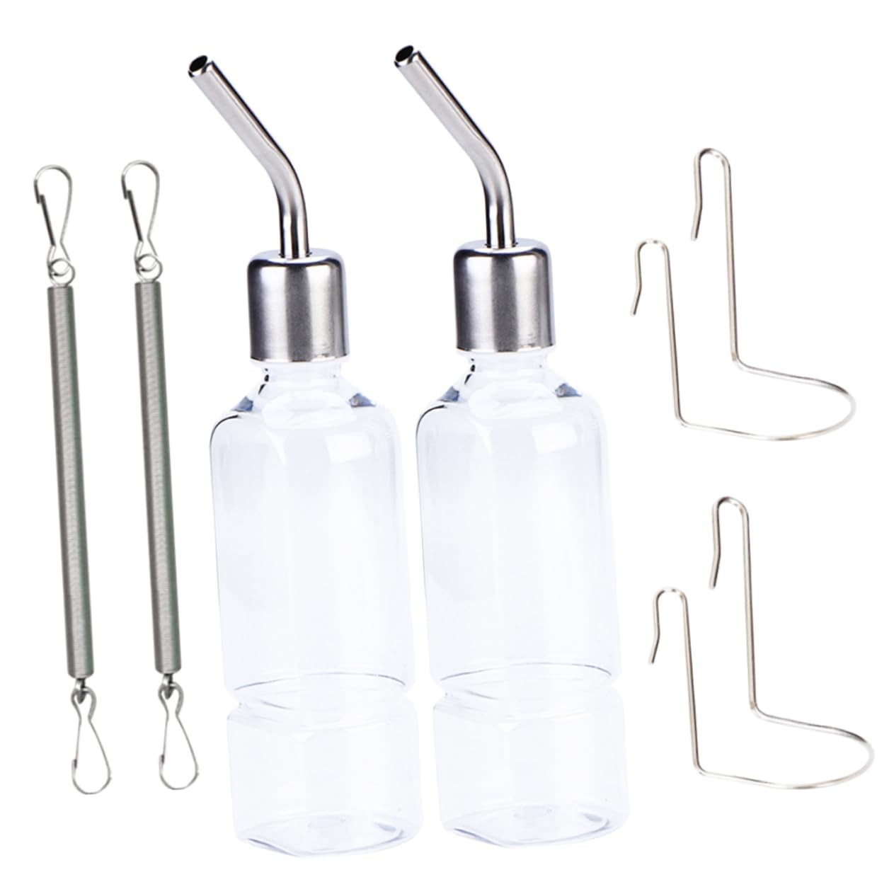 SUPVOX Small Pet Water Bottle Set Rabbit Drinking System Leakproof Design 2 Pcs