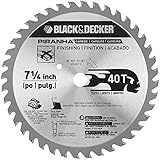 BLACK+DECKER 67-757 7-1/4-Inch 40-Tooth Bulk Piranha Saw Blade