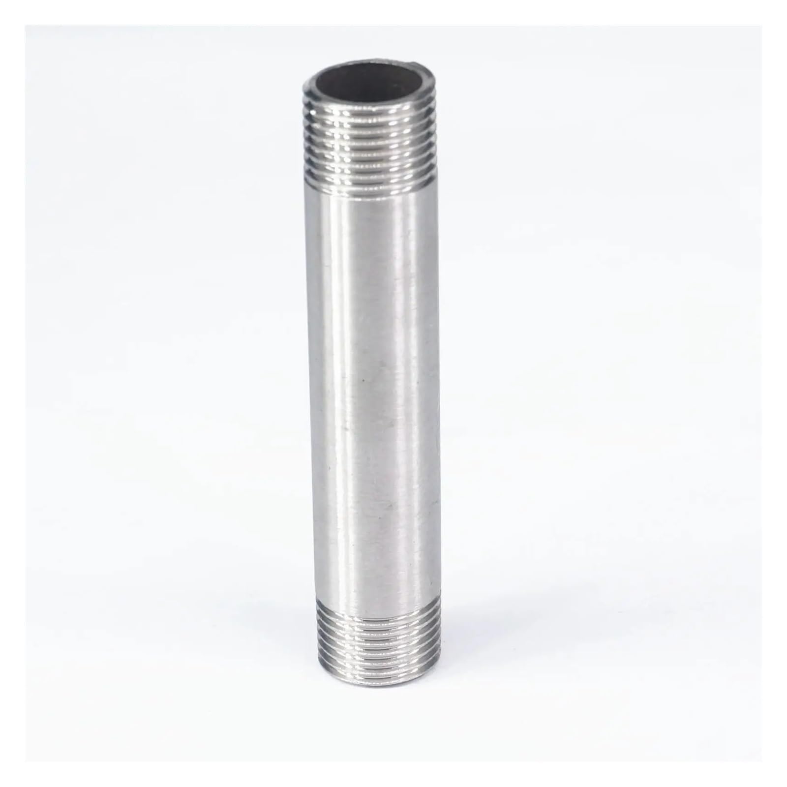 Ssoptmcb Men's One Color 1/2" Bsp Equal Thread Length 100Mm Barrel Nipple 304 Stainless Pipe Fitting Connector Coupler Water Oil Air