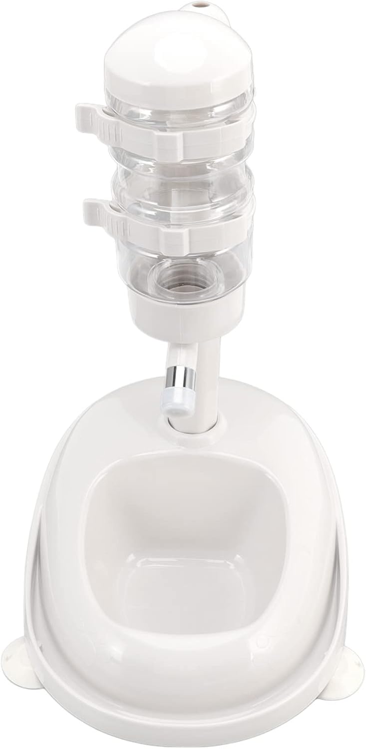 Zerodis Pet Bowl Water Dispenser Automatic Feeders Gravity Waterer Automatic Prevent Slip Detachable Feeder Adjustable Dog Standing for Puppy Cat Pet Bowl Water Dispenser Large Capacity