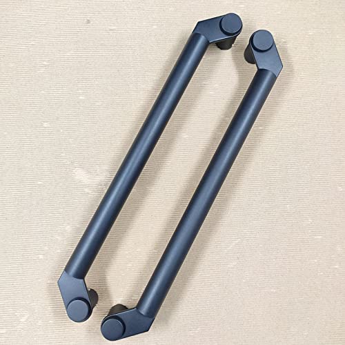 Poignée de porte coulissante push-pull noire de douche grange
