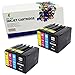 Bosumon 2 Sets High Capacity Compatible Ink Cartridge For HP 932 933 Compatible With HP Officejet 6600 6100 6700 7110 7610