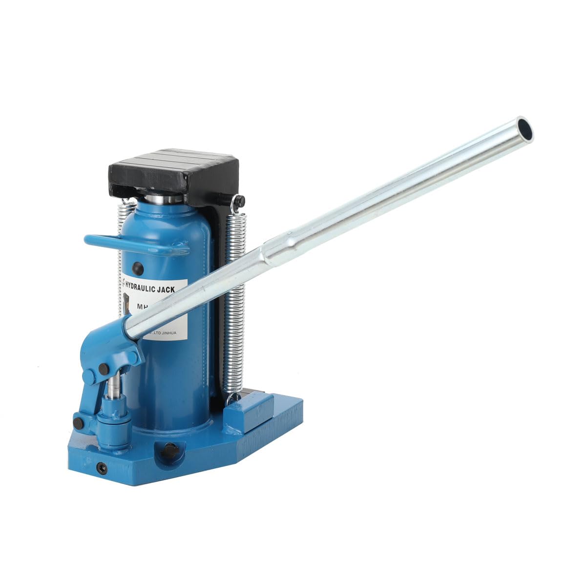LALABU Hydraulischer Wagenheber 10 T Stempelwagenheber Flaschenwagenheber mit 90-125 mm Hubbereich für Auto Pickup LKW Wohnmobil Autoreparatur Industrietechnik