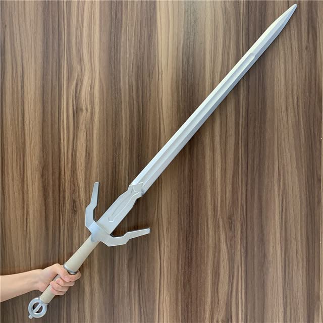 AEPRO - Cosplay Wild Hunt 1:1 ALICEs Prop Role Play Gift Safety PU Eredin Aerondight White Wolf Тоу (105cm Jewel)