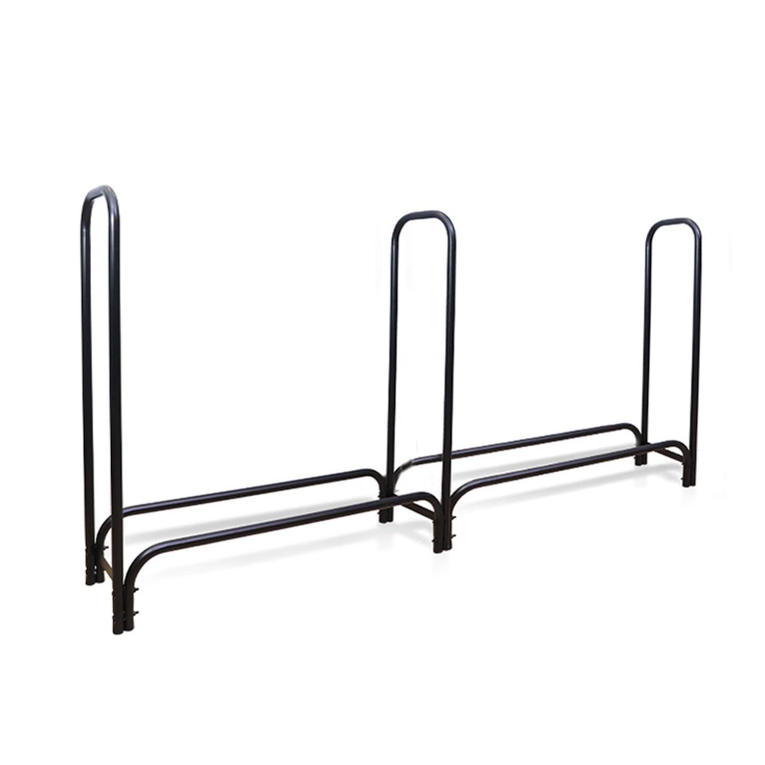 DAPAO  Firewood Rack, Outdoor Wood Rack ， Outdoor Firewood Rack, Steel Tubular Wood Racks, Easy Assemble Adjustable Log Rack Holder, Heavy Duty Wood Stackers for Outside