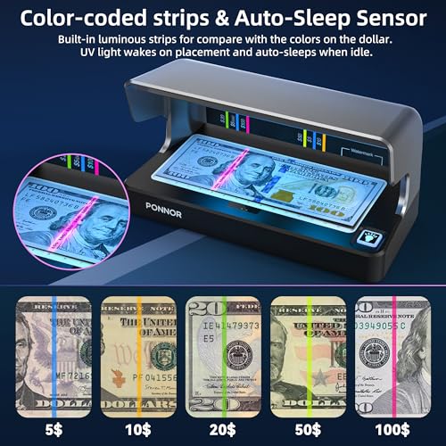 PONNOR AL-12 Dual UV Money Checker