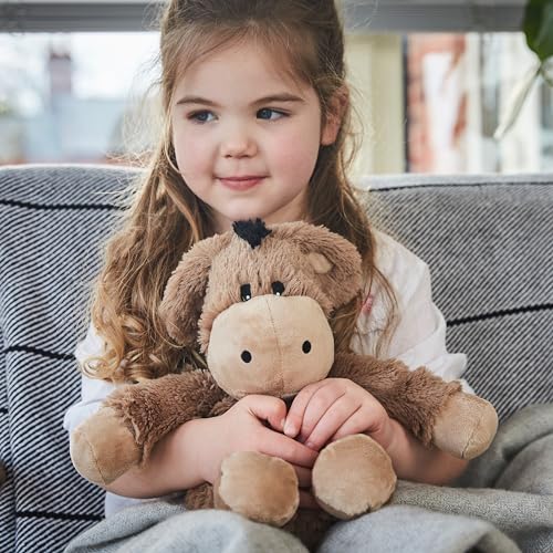 Peluche bouillotte âne Warmies micro-ondable à la lavande - 3