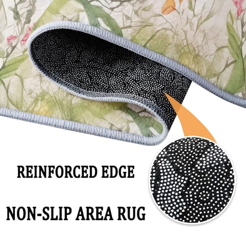 Tapis rond lavable antidérapant pour protéger et décorer les sols de la maison - 7